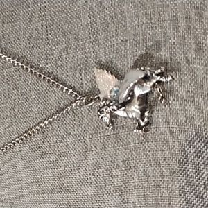 NWOT Silver tone horse charm